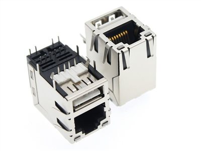 RJ45+USB TYPE